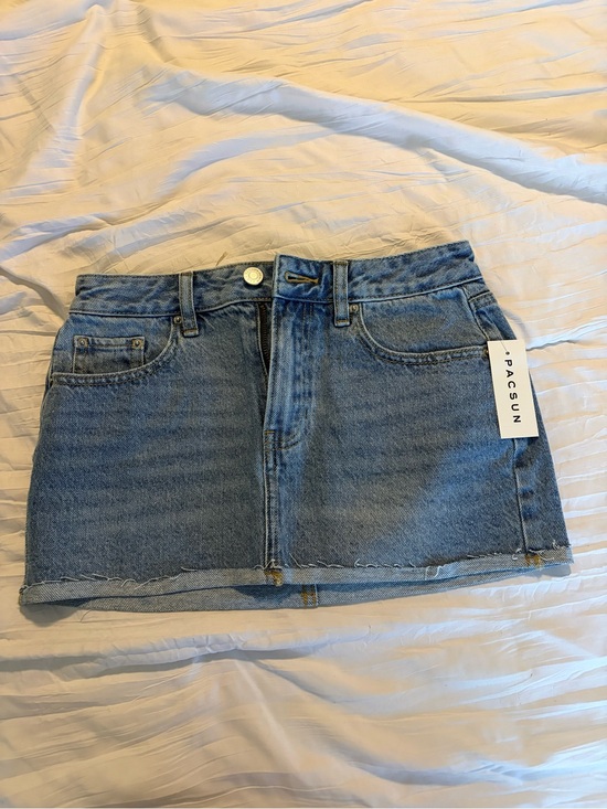PacSun Dresses & Skirts - PacSun Faded Light Blue Denim Mini Skirt